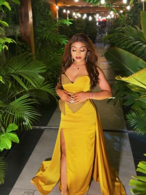Golden grace dress