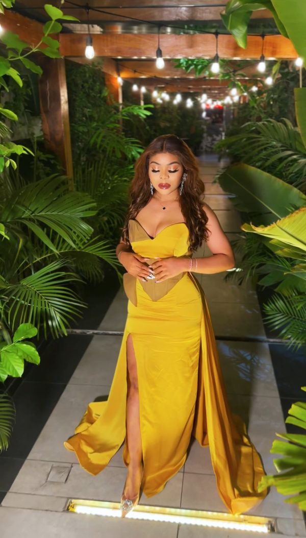 Golden grace dress