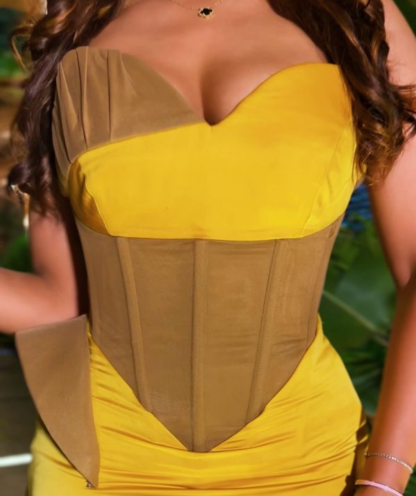 Golden grace dress