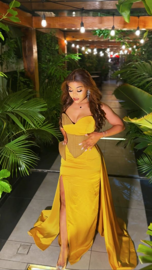 Golden grace dress
