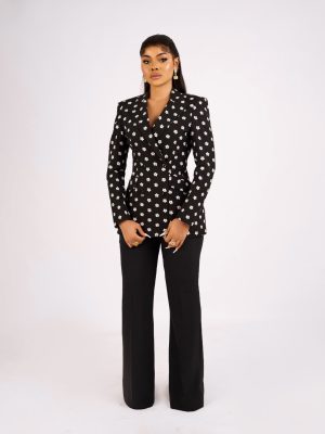 Black signature pants