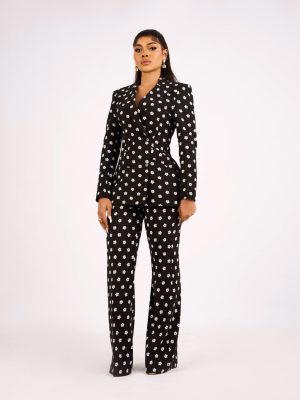 BOSS BABE FLORAL PANTSUIT